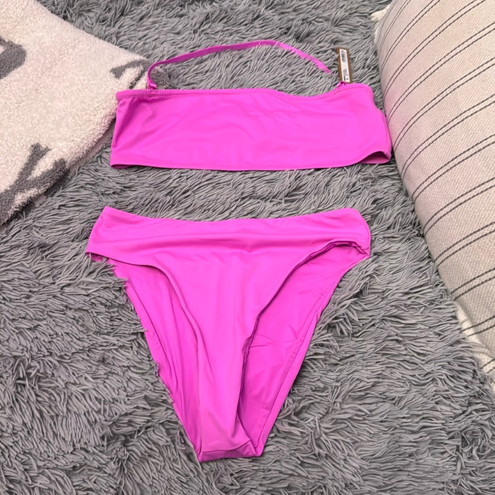 SKIMS Pink Bikini Set
